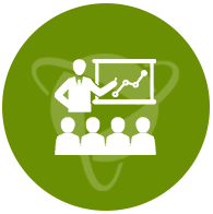 Coaching presentation icon